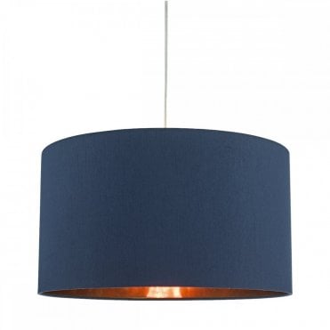 TIMON - Blue and Copper Easy Fit Pendant Shade