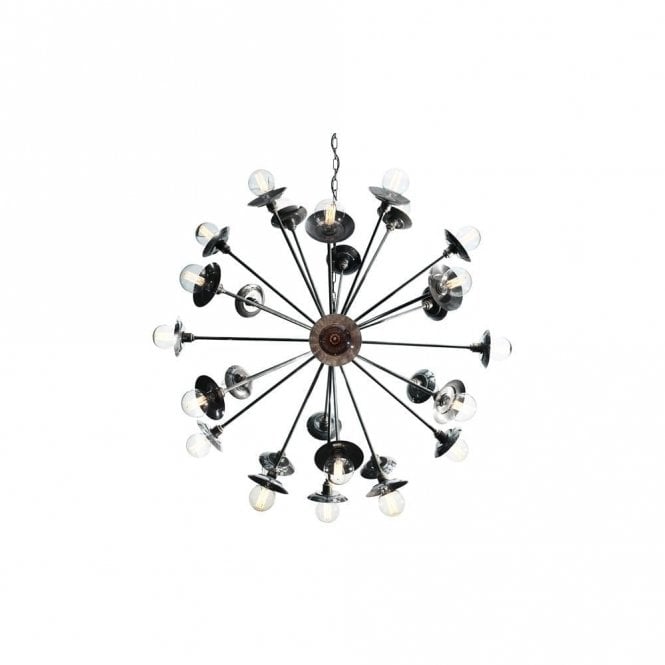 TOKYO - Sputnik Chandelier In Antique Silver