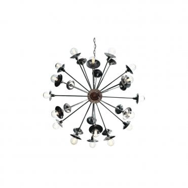 TOKYO - Sputnik Chandelier In Antique Silver