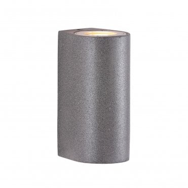 Torbay 2 Light Outdoor Wall Light in Grey - IP44