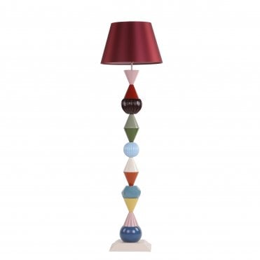 multi-coloured floor lamp base