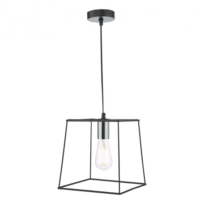 TOWER Single Black Ceiling Pendant