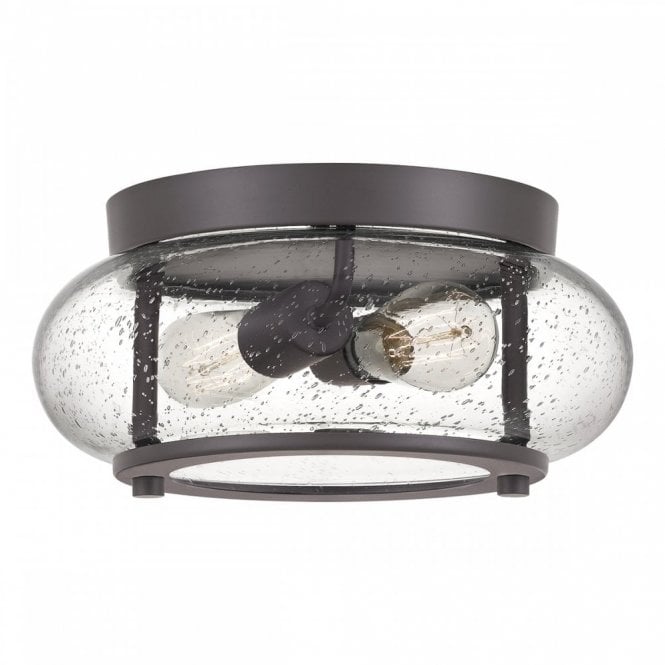 TRILOGY 2 Light Flush Ceiling Light Mount in Old Bronze