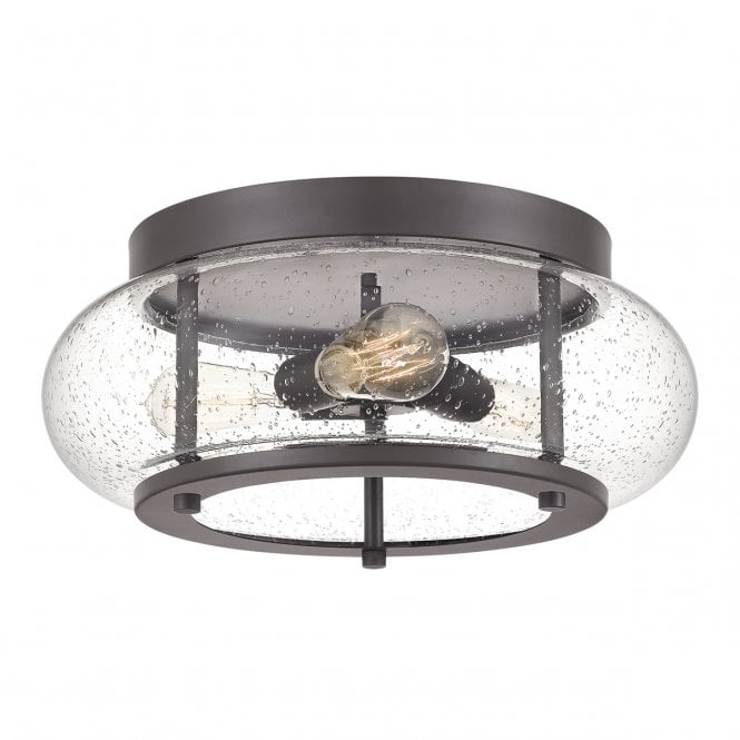 TRILOGY 3 Light Flush Ceiling Light Mount in Old Bronze