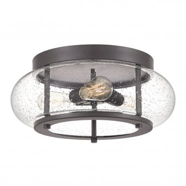 TRILOGY 3 Light Flush Ceiling Light Mount in Old Bronze