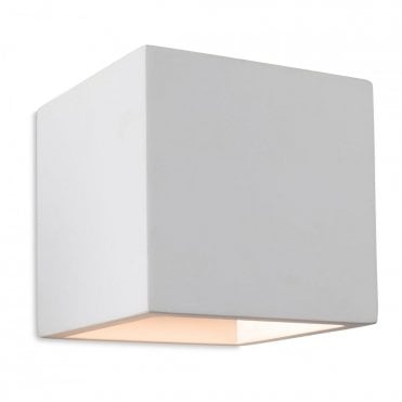 TROY Plaster Wall Light, White