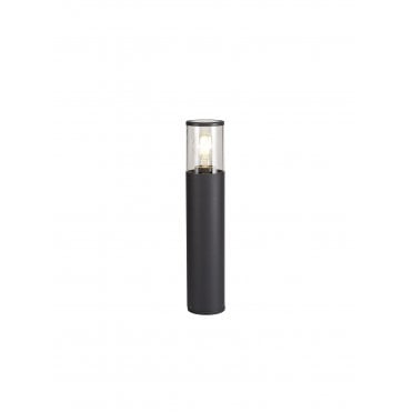 TUBULATE 45cm Post Lamp E27, IP54, Anthracite Clear,