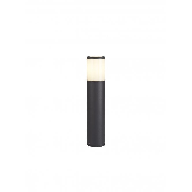 TUBULATE 45cm Post Lamp E27, IP54, Anthracite Opal,
