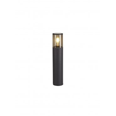 TUBULATE 45cm Post Lamp E27, IP54, Anthracite Smoked,