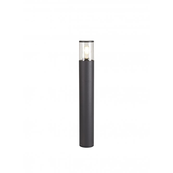 TUBULATE 65cm Post Lamp E27, IP54, Anthracite Clear,