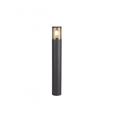 TUBULATE 65cm Post Lamp E27, IP54, Anthracite Smoked,