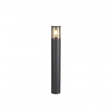 TUBULATE 65cm Post Lamp E27, IP54, Anthracite Smoked,