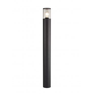 TUBULATE 90cm Post Lamp E27, IP54, Anthracite Clear,