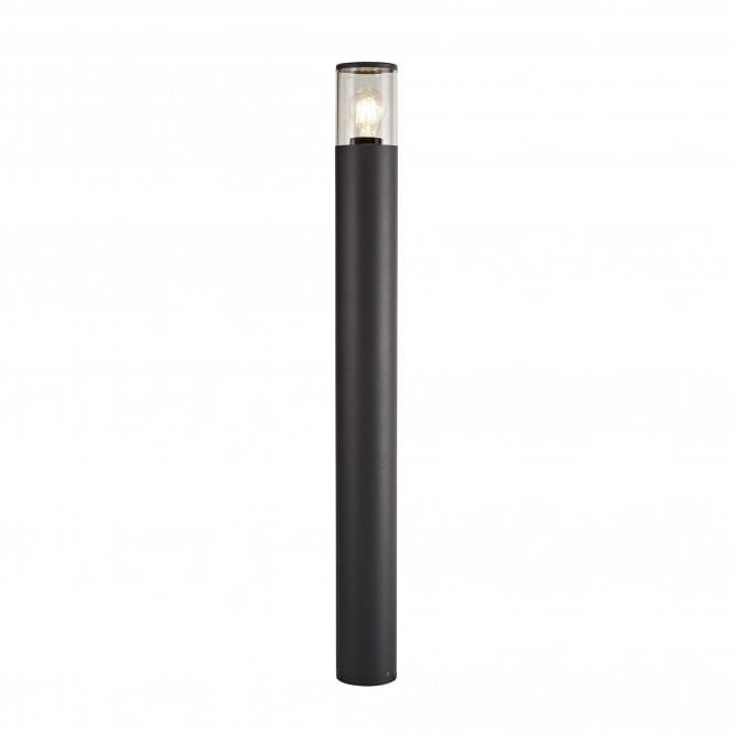TUBULATE 90cm Post Lamp E27, IP54, Anthracite Clear,