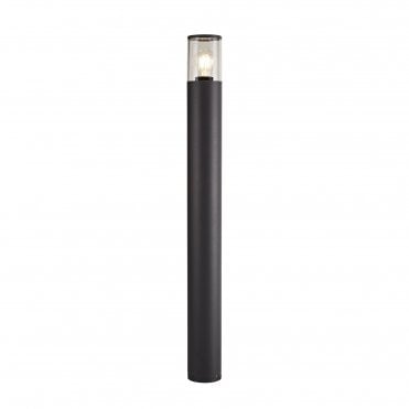 TUBULATE 90cm Post Lamp E27, IP54, Anthracite Clear,