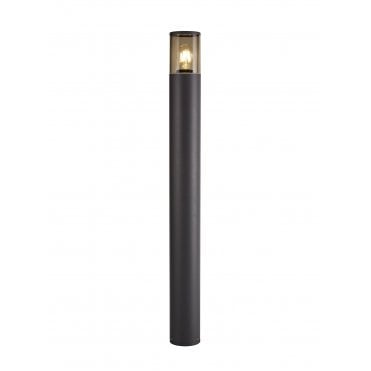 TUBULATE 90cm Post Lamp E27, IP54, Anthracite Smoked,