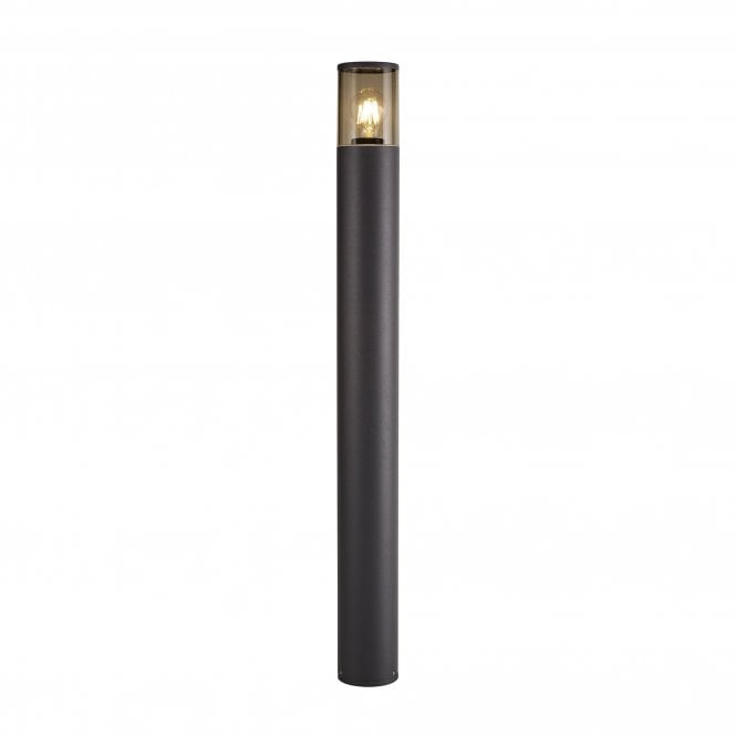 TUBULATE 90cm Post Lamp E27, IP54, Anthracite Smoked,