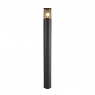 TUBULATE 90cm Post Lamp E27, IP54, Anthracite Smoked,