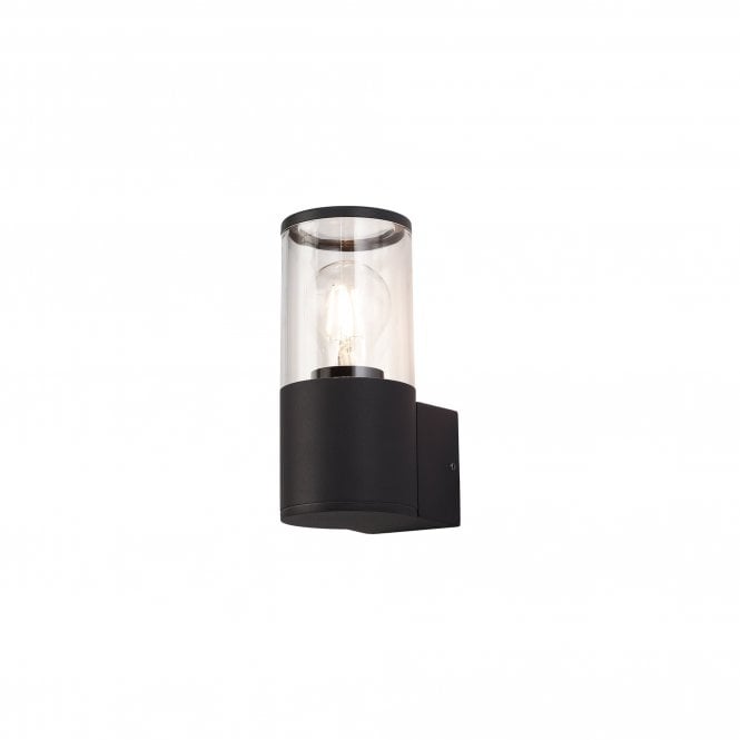 TUBULATE Wall Lamp E27, IP54, Anthracite Clear,