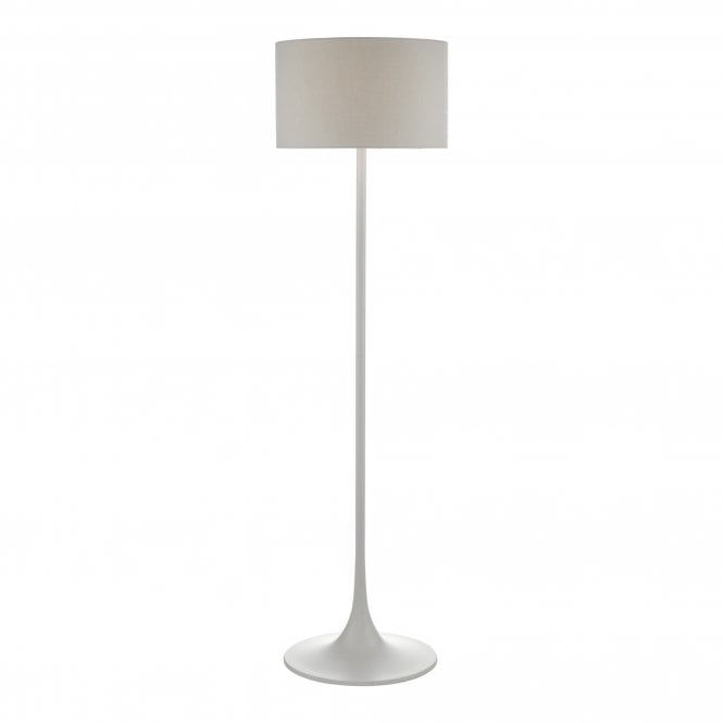 TULIP Floor Lamp Grey With Lamp Shade