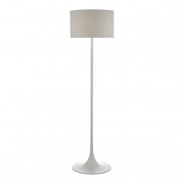TULIP Floor Lamp Grey With Lamp Shade