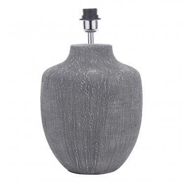Grey Table Lamp Base Only