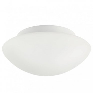 UFO MAXI - Modern Opal Glass Flush Bathroom Ceiling Light