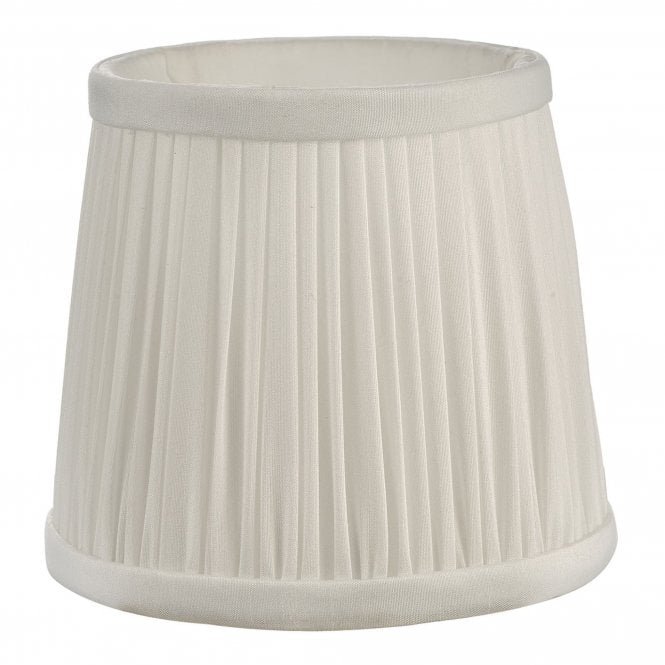 Ulyana 14cm Pleated Lamp Shade - Ivory