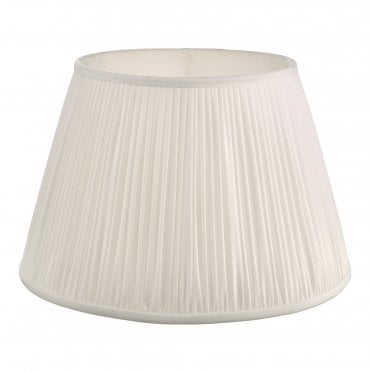 ULYANA Pleated Lamp Shade 40cm Ivory