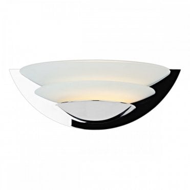 UNA - Chrome Louvered Wall Washer Light