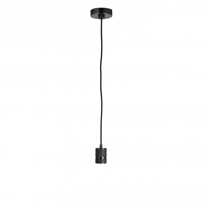 URBAN Ceiling Pendant Suspension Black Chrome Finish