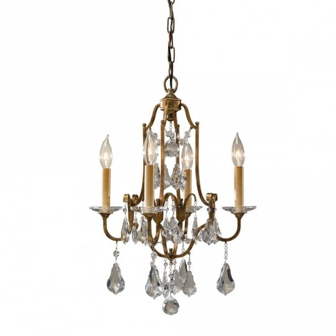 VALENTINA 4 Light Ceiling Pendant Oxidized Bronze