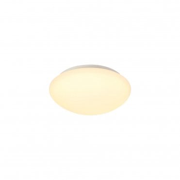 VANE IP44 LED Ceiling Light 3000K White/Frosted Glass