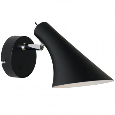 VANILA - Modern Wall Light Black , Switched