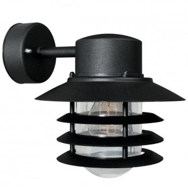 VEJERS - Exterior Wall Light Downward Facing Black