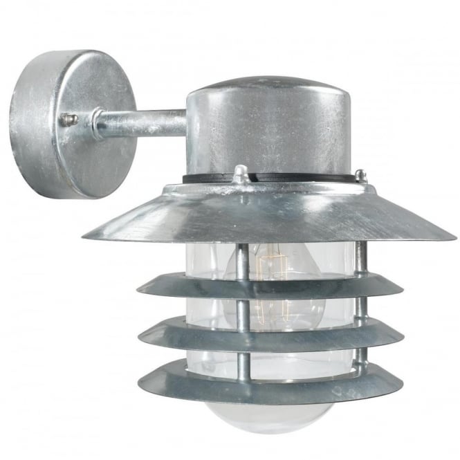 VEJERS - Exterior Wall Light Downward Facing Galvanised Steel