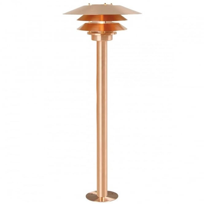 VENA - Garden Bollard Light Copper
