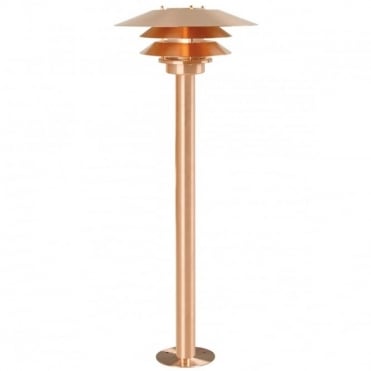 VENA - Garden Bollard Light Copper