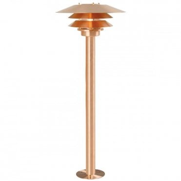 VENA - Garden Bollard Light Copper