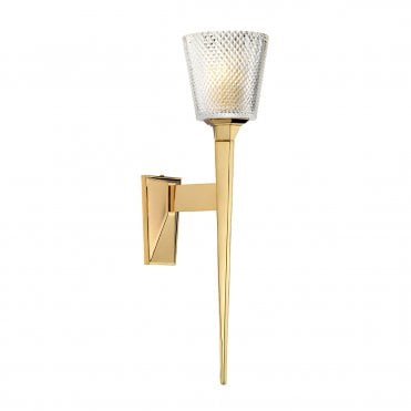1 Light Bath Wall Light Gold