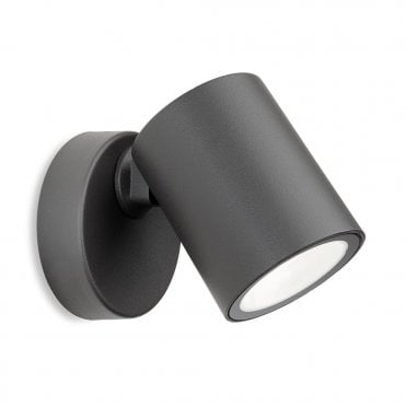 graphite exterior spotlight for walls