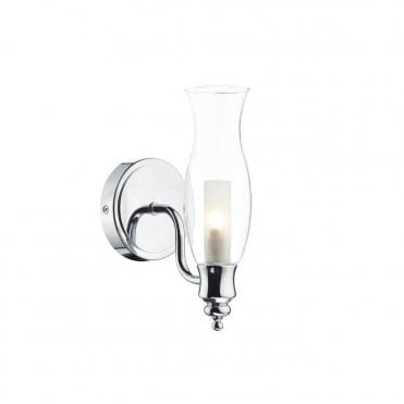 VESTRY - Polished Chrome Bathroom Wall Light