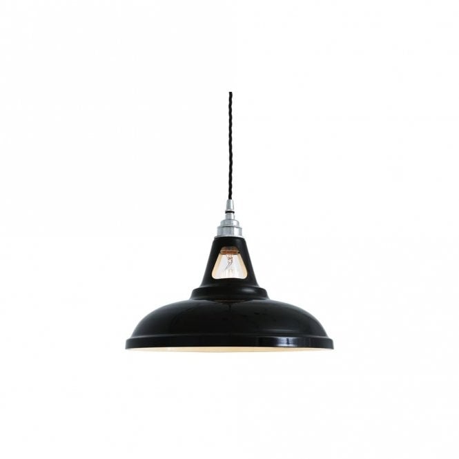 VIENNA - Industrial Ceiling Pendant In Powder Coated Black