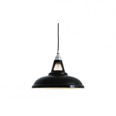 VIENNA - Industrial Ceiling Pendant In Powder Coated Black
