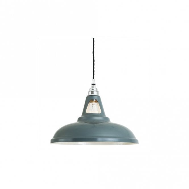 VIENNA - Industrial Ceiling Pendant In Powder Coated Grey
