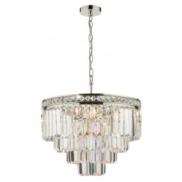Polished Nickel Crystal Pendant