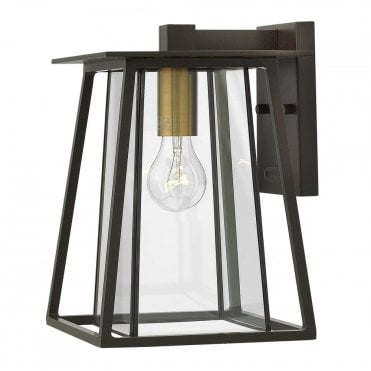 WALKER Medium Exterior Wall Lantern Buckeye Bronze