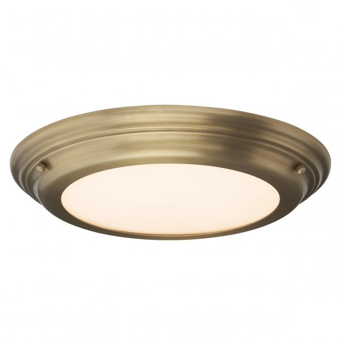 WELLAND LED Medium Bath Antique Flush Brass