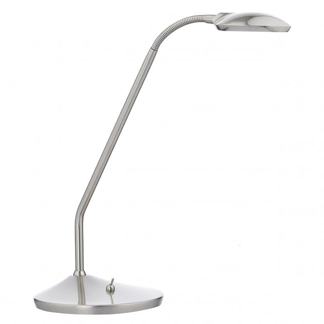 WELLINGTON Modern Satin Chrome LED Table Lamp