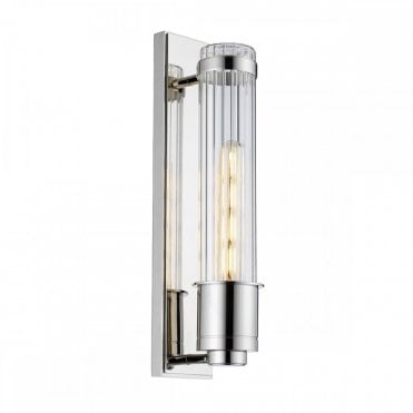 WELLINGTON Wall Light in Polished Chrome For Bathrooms IP44 Rated